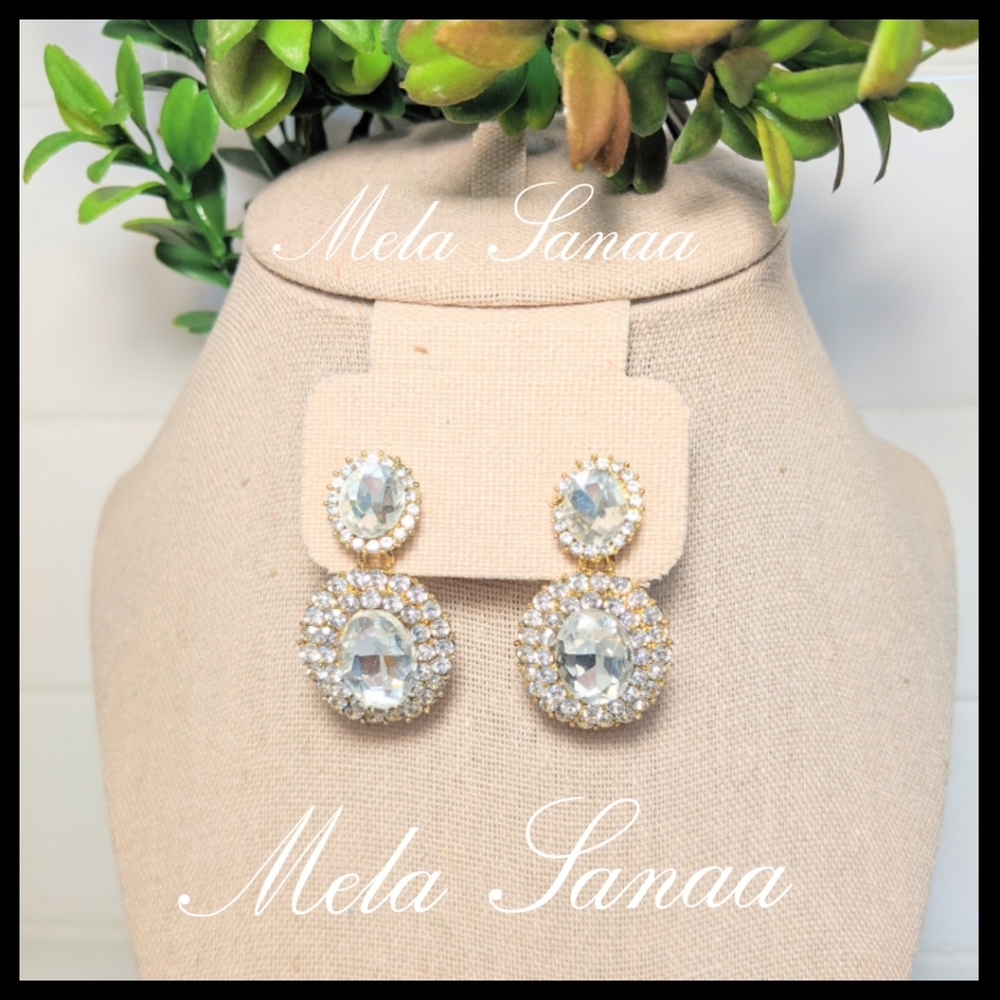💎5/$30-Glam Jewel Drop Earrings 💎